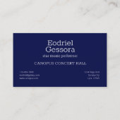 Carte De Visite Constellation de l'hémisphère Nord Lyra (Dos)