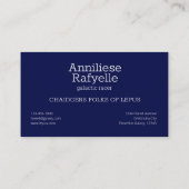 Carte De Visite Constellation de l'hémisphère sud Lepus (Dos)