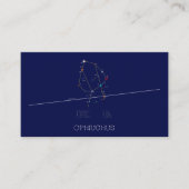 Carte De Visite Constellation du zodiaque Ophiuchus (Devant)