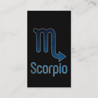 Carte De Visite Constellation Scorpio - Galaxie