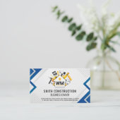 Carte De Visite Construct Home Repair Tools | Construction  (Debout devant)