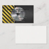 Carte De Visite Constructeur Construction | Scie circulaire (Devant / Derrière)