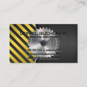 Carte De Visite Constructeur Construction   Scie circulaire