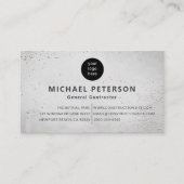 Carte De Visite Constructeur de construction Cement Logo moderne (Devant)