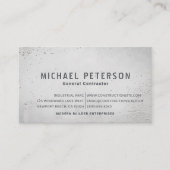 Carte De Visite Constructeur de construction Cement Mélange modern (Devant)