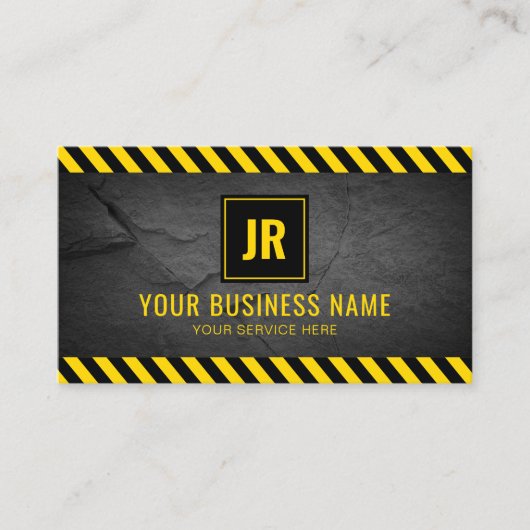 Carte De Visite Constructeur de construction professionnel (Devant)