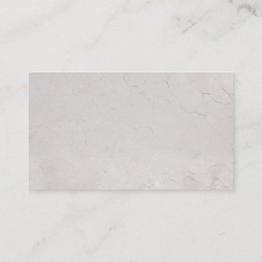 Carte De Visite Constructeur de construction Stucco BW Moderne (Dos)