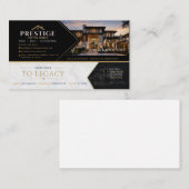 Carte De Visite Constructeur de maisons de luxe sur mesure (Devant / Derrière)