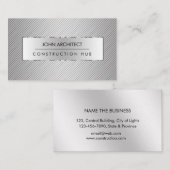 Carte De Visite Constructeur de métal moderne (Devant / Derrière)