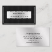Carte De Visite Constructeur de métal moderne (Devant / Derrière)