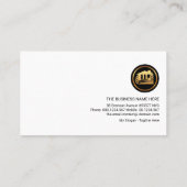 Carte De Visite Constructeur de revêtement en brique de maçonnerie (Dos)