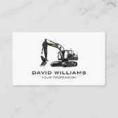 Carte De Visite Constructeur d'équipement lourd (Devant)