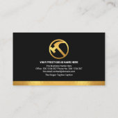 Carte De Visite Constructeur d'outils de construction pour mannequ (Dos)