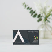 Carte De Visite Constructeur élégant artistique de construction de (Debout devant)