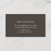 Carte De Visite Constructeur en bois moderne professionnel de (Dos)