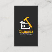 Carte De Visite Constructeur entrepreneur en construction professi (Dos)