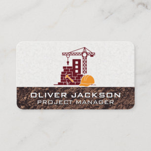 Carte De Visite Constructeur Entrepreneur général