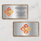 Carte De Visite Constructeur | Entrepreneur général | Construction (Devant / Derrière)