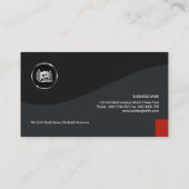 Carte De Visite Constructeur grunge Brown exquis d'architecte de (Dos)