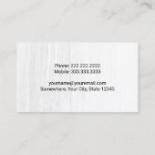 Carte De Visite Constructeur professionnel de matériel lourd (Dos)