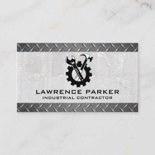 Carte De Visite Constructeur | Réparateur de construction (Devant)