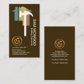 Carte De Visite Constructeur résidentiel moderne moderne et profes (Devant / Derrière)