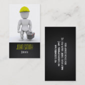 Carte De Visite Constructeurs/carte d'entreprise de construction (Devant / Derrière)
