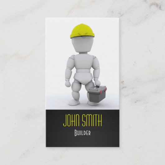 Carte De Visite Constructeurs/carte d'entreprise de construction (Devant)