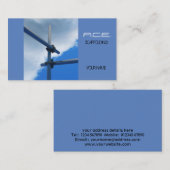 Carte De Visite Constructeurs/carte d'entreprise de construction (Devant / Derrière)