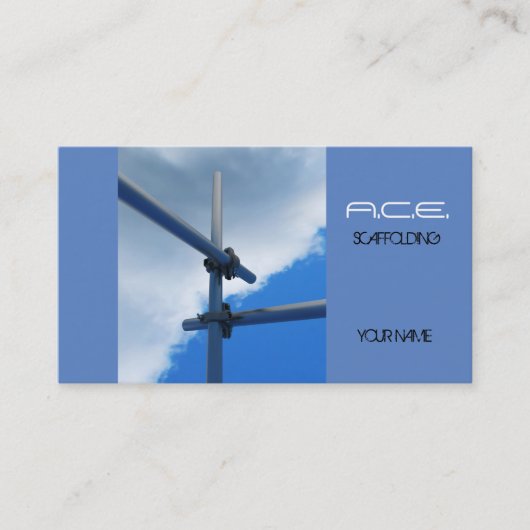 Carte De Visite Constructeurs/carte d'entreprise de construction (Devant)