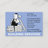 Carte De Visite Constructeurs et services de construction (Devant)