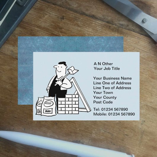 Carte De Visite Constructeurs et services de construction