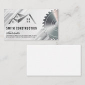 Carte De Visite Constructeurs immobiliers | Entrepreneur général (Devant / Derrière)