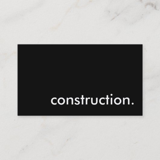Carte De Visite construction. (Devant)