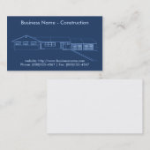 Carte de visite:Construction (Devant / Derrière)