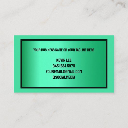 Carte De Visite Construction (Dos)