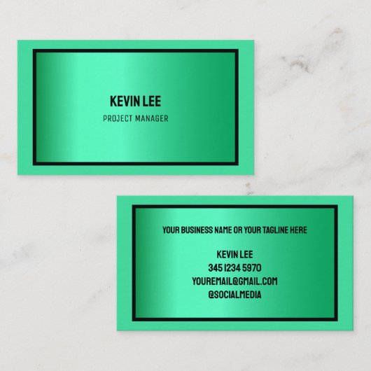 Carte De Visite Construction (Devant / Derrière)