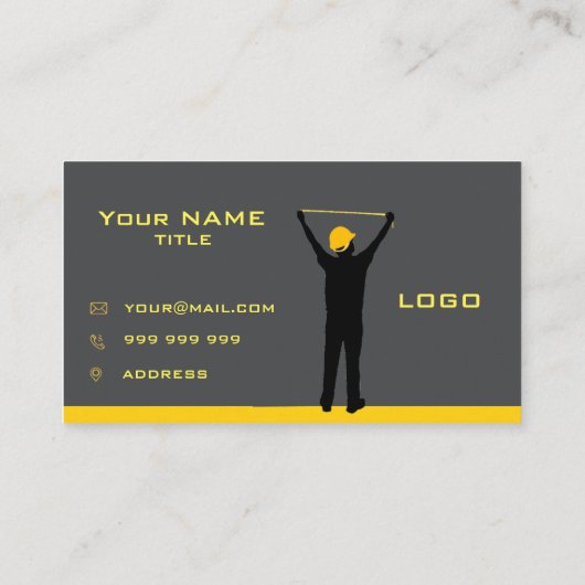 Carte De Visite Construction (Dos)