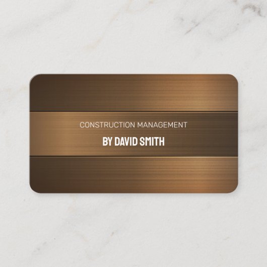 Carte De Visite Construction (Devant)