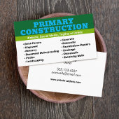 Carte De Visite Construction