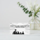 Carte De Visite Construction (Debout devant)