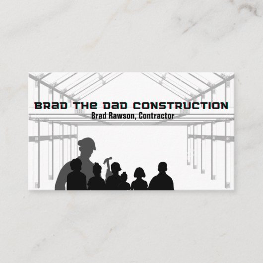 Carte De Visite Construction (Devant)