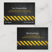 Carte De Visite Construction (Devant / Derrière)