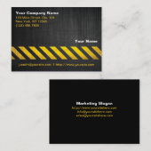 Carte De Visite Construction (Devant / Derrière)