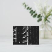 Carte De Visite Construction à contraste élevé (Debout devant)