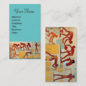 CARTE DE VISITE CONSTRUCTION ARCHITECTURALE D'ÉGYPTE ANTIQUE (Devant / Derrière)