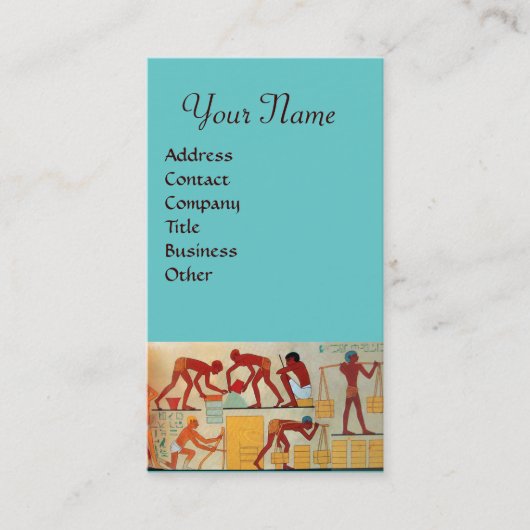 CARTE DE VISITE CONSTRUCTION ARCHITECTURALE D'ÉGYPTE ANTIQUE (Devant)