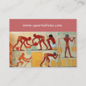Carte De Visite CONSTRUCTION ARCHITECTURALE rose jaune rouge (Dos)