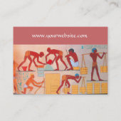 Carte De Visite CONSTRUCTION ARCHITECTURALE rose jaune rouge (Dos)