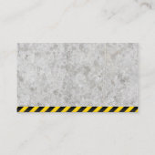 Carte De Visite Construction | Béton | Dozer Earth | Constructeur (Dos)